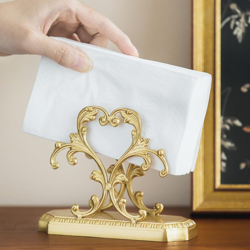 Brass Napkin Holders for Paper Napkins & Kitchen Dining & Countertops / Gold Napkin Holder