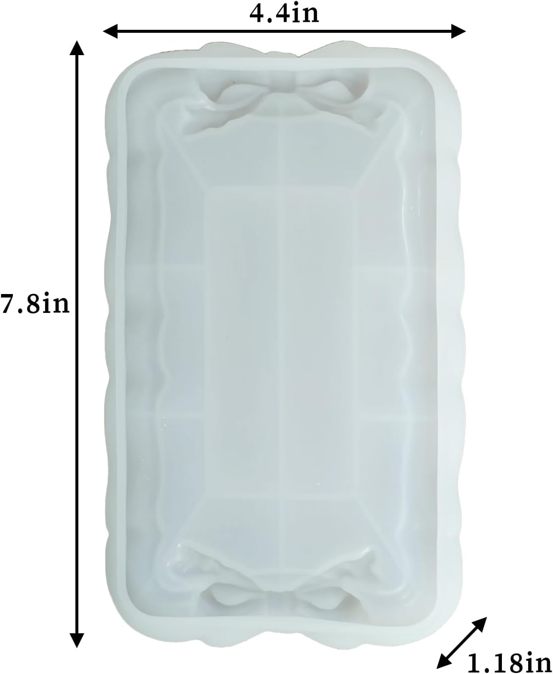 Tray Molds / Bow Silicone Tray Resin Mold