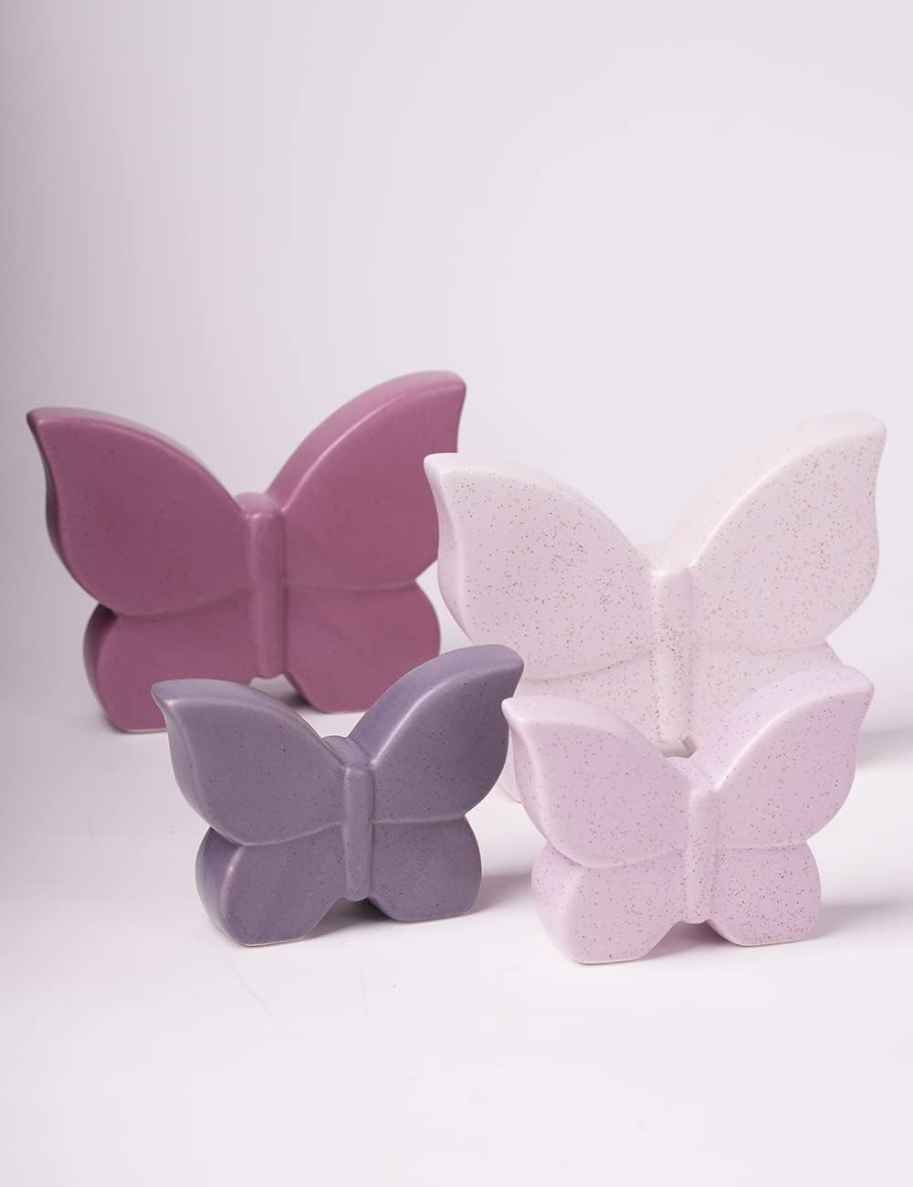 Butterfly Decor Statue Animal Figurine Gift Modern Art Sculpture / 4.7 Inch / Set of 2
