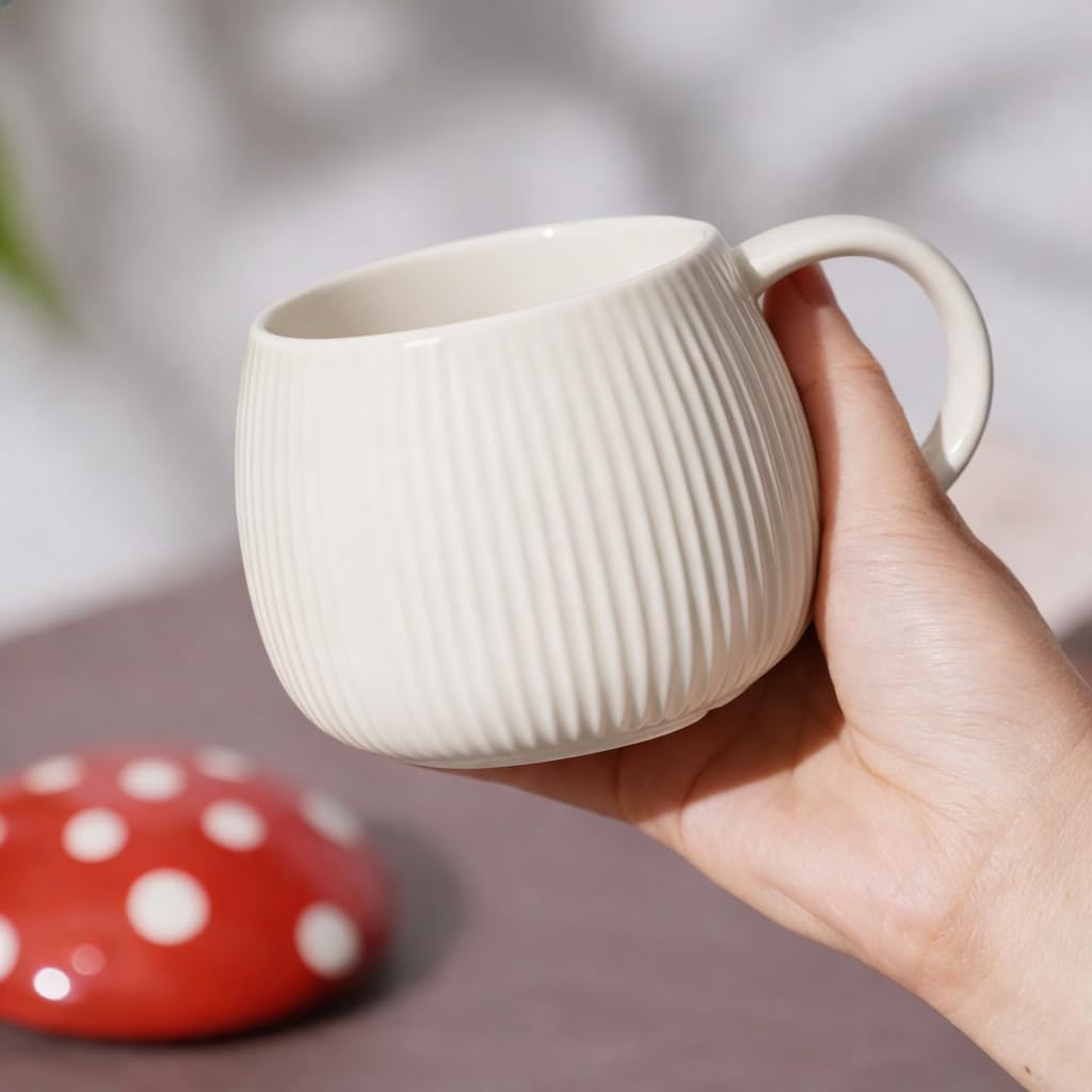 12oz Mushroom Shaped Ceramic Mug