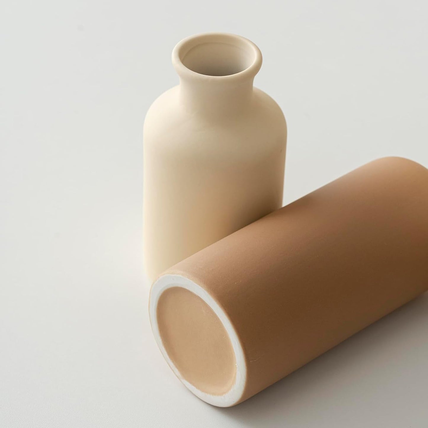 Modern Ceramic Vase / Coffee Mix / Set of 3