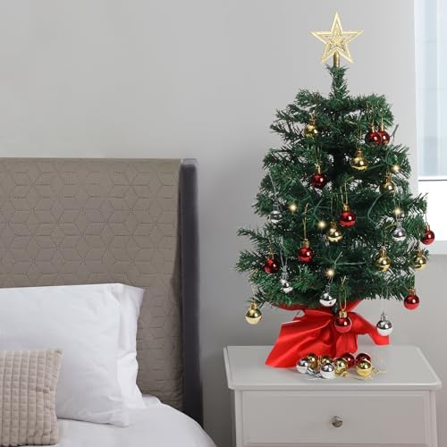 Mr. Pen- Mini Christmas Tree with 40 LED Lights, 23"