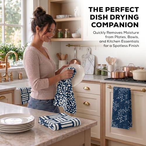Kitchen Towels, Dish Towels for Kitchen, 3 Pc Kitchen Towel Set
