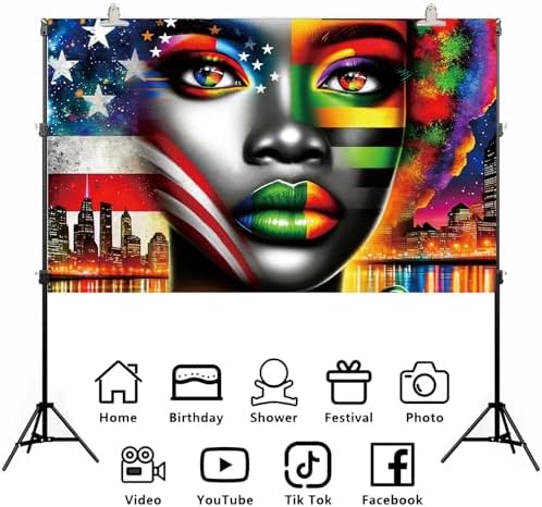 Juneteenth Photo Backdrop June 19 1865 Decoration for Home
