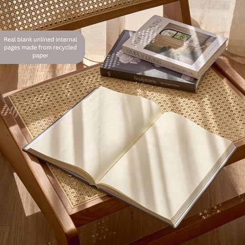 Real Blank Pages and Removable Covers Set / Gray