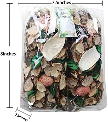White Potpourri Bags, Jasmine Scented Decorative Bowl Filler,8.4 oz