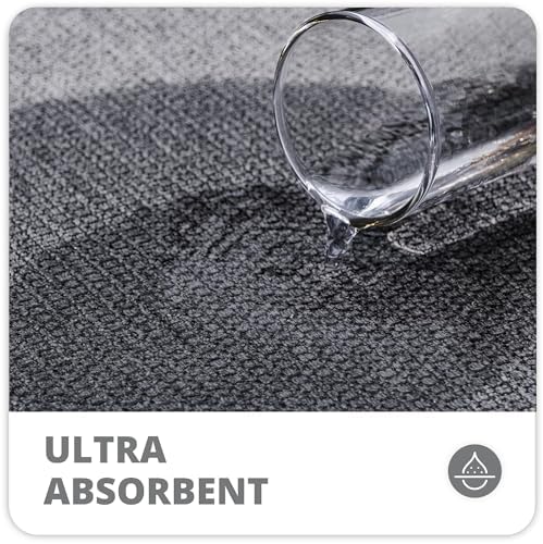 Bosap Bath Mat,Ultra Thin Bathroom Runner Rugs,Large Bath Mats for Bathroom,Quick Dry,Non-Slip,Machine Washable,Low