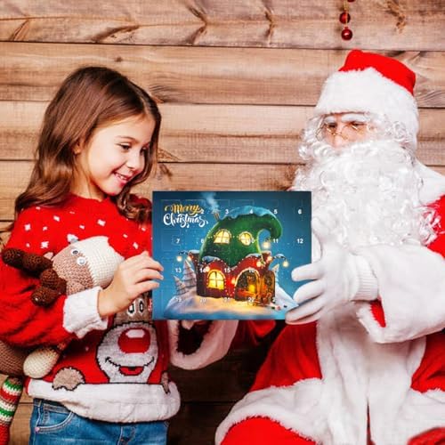 OuMuaMua 2 Sets of Christmas Advent Calendar Bracelets 2026 for Girls 24 Days Xmas Countdown Calendar DIY Jewelry Making Kit Gifts 44 Charm Beads 4 Bracelets for Kids Teens Women
