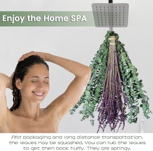 Real Eucalyptus for Shower Hanging Dried Eucalyptus Stems for Shower
