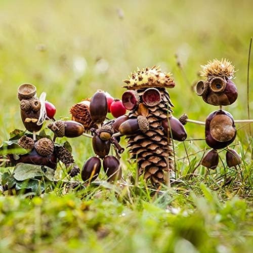 BigOtters 100 PCS Artificial Acorns for Fall Decor, Faux Acorn Bowl Fillers
