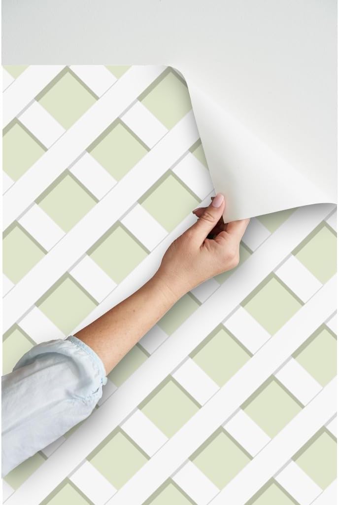 Peel & Stick Wallpaper / 24 x 12 / Swatch / Green