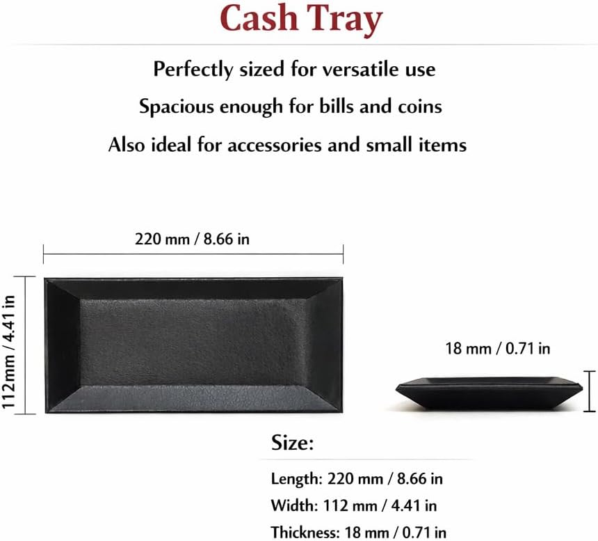 Jewelry Tray ADO-PL045 Dark Brown. / Red