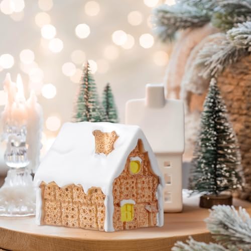 Realspring 12 Christmas Village Accessories Mini Gingerbread Kit Ornament