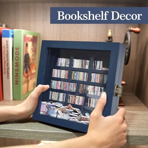 Anxiety Bookshelf – Mini Books Display for Stress Relief and Fun Decor, Perfect Decorative Miniature Library for Book