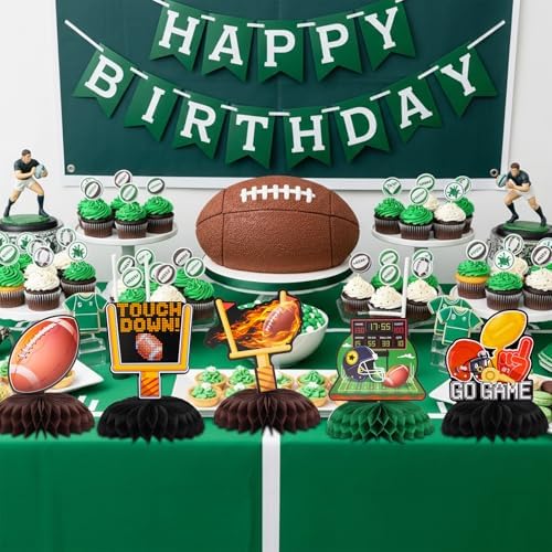 Football Party Decorations,Football Table Centerpieces Honeycomb