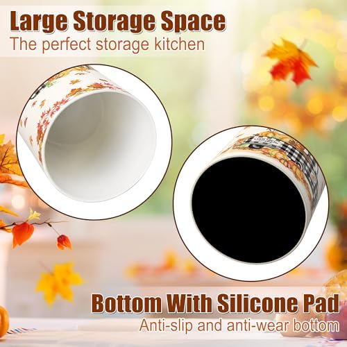 pinata Fall Kitchen Decor, Ceramic Fall Truck Pumpkin Utensil Holder