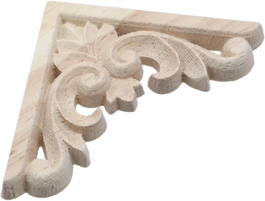 Oak Wood Appliques Onlays + / Set of 4