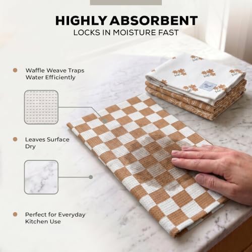 Kitchen Towels, Dish Towels for Kitchen, 3 Pc Kitchen Towel Set