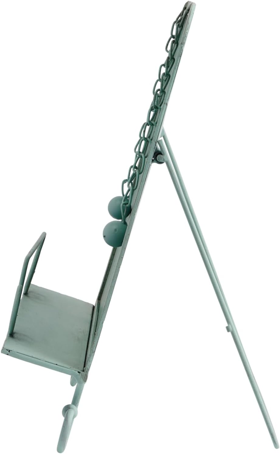 Creative Co-Op Metal Cookbook Holder, Blue