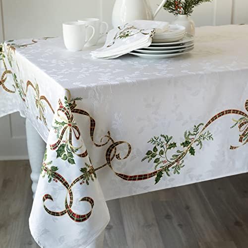 Benson Mills Merry Ribbons Tablecloth (60" x 120" Rectangular)