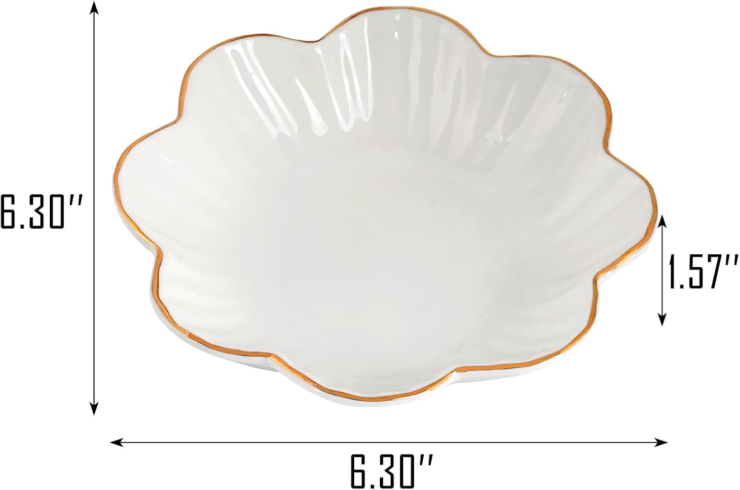 Ceramic Decorative Dish / 6 Inch