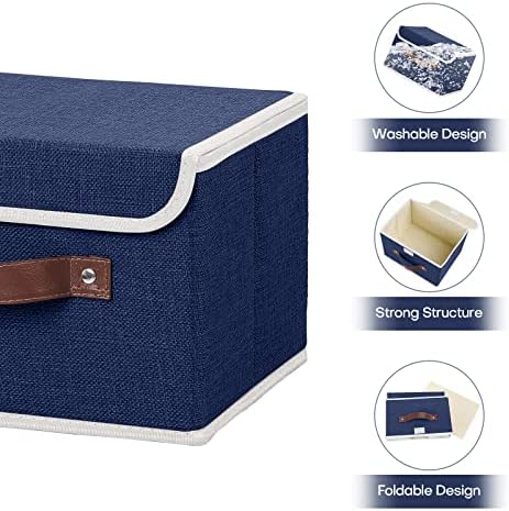 Storage Bin / Lid Storage Boxes / Small / Blue