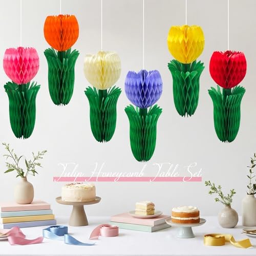Pedel Tulip Honeycomb Centerpieces