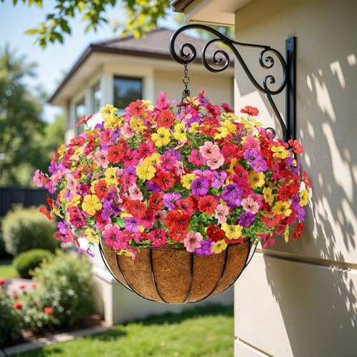 Alupssuc 24 Bundles Artificial Daisy Flowers UV Resistant for Outdoor Decor
