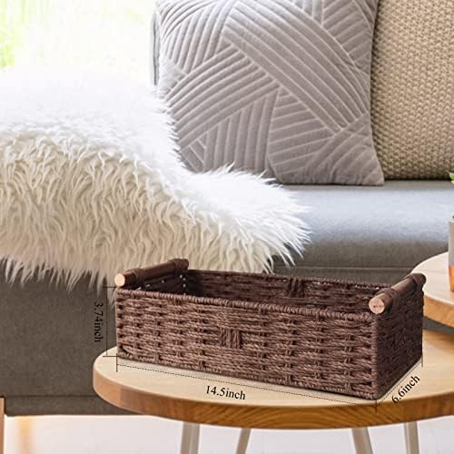 Basket for Toilet Paper Storage Baskets for Decor Organizing