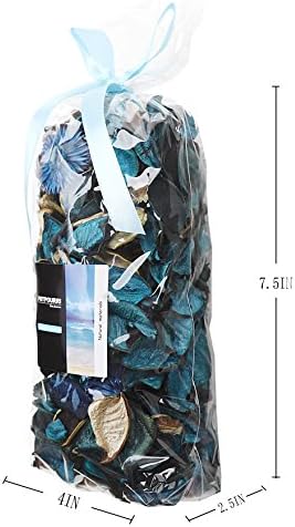 Summer Potpourri Bags,Ocean Breeze Scented Bowl Vase Filler, Blue,8.4 oz