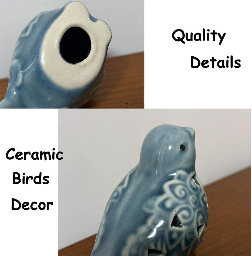 Ceramic Bird Statues / Birds