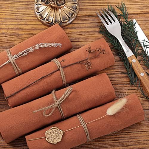 Cloth Napkins Fall Washable Reusable Linen Wedding Party Home Table Decor