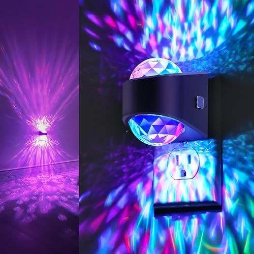 Briignite Night Lights Plug into Wall, Star Projector for Bedroom [2 Pack]