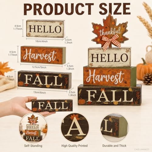 Thankful Leaves Fall Decor, Fall Decorations for Home