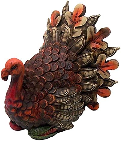 Gerson Resin Harvest Turkey Table Figurine