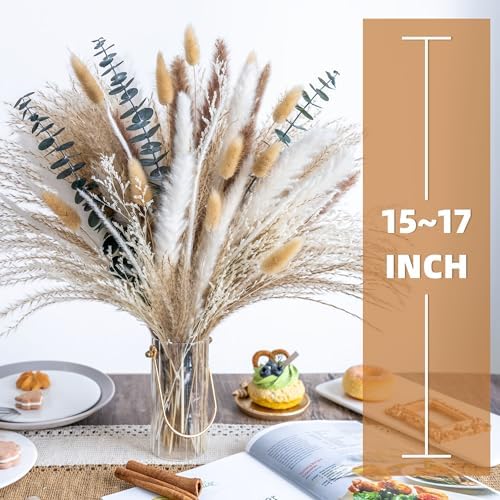 Boho Decor Pampas Grass and Eucalyptus Bouquet