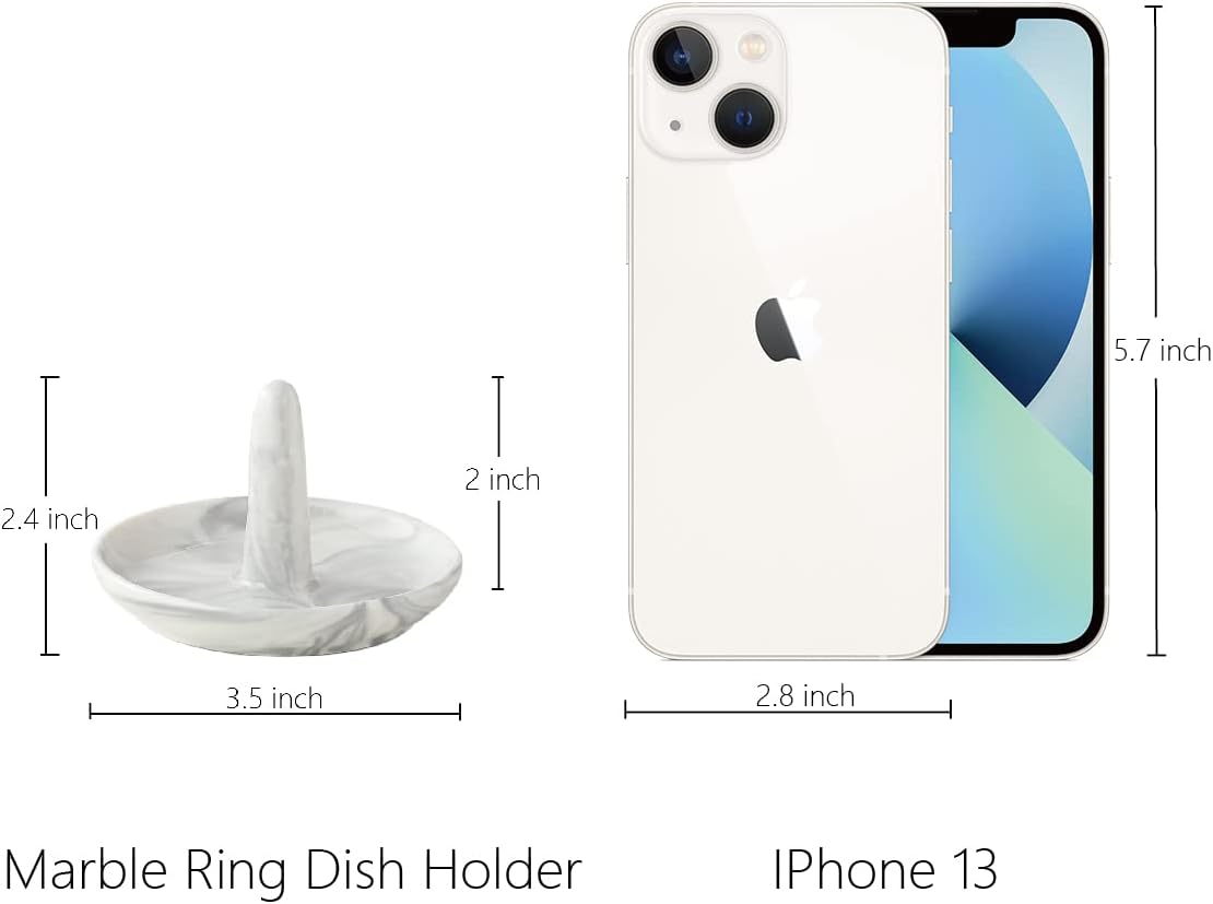 Marble Ring Dish Holder / Grey 2