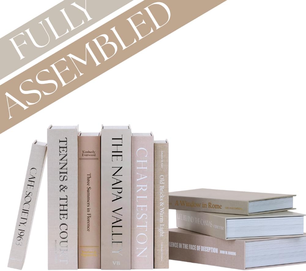 9 Faux Books / Neutral