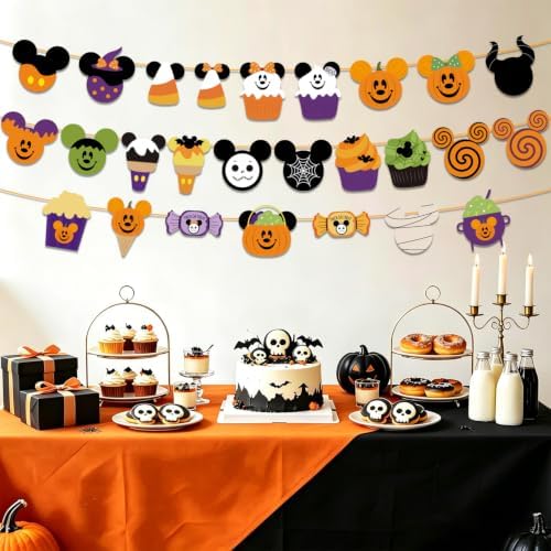 3pcs Mouse Halloween Decorations Banner