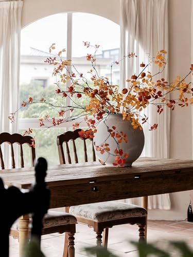 MISSPIN Artificial Flowers with Greenery Stems Faux Plants Indoor Branches for Tall Vase Ultra-Realistic, 14 Pcs Wedding Centerpieces, Home Decor & DIY Bouquets