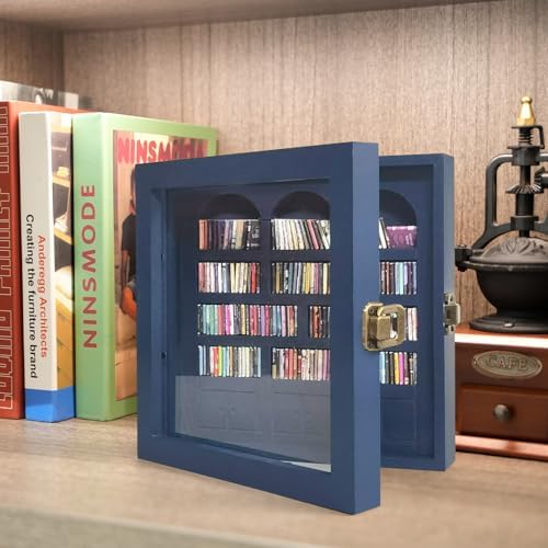 Anxiety Bookshelf – Mini Books Display for Stress Relief and Fun Decor, Perfect Decorative Miniature Library for Book