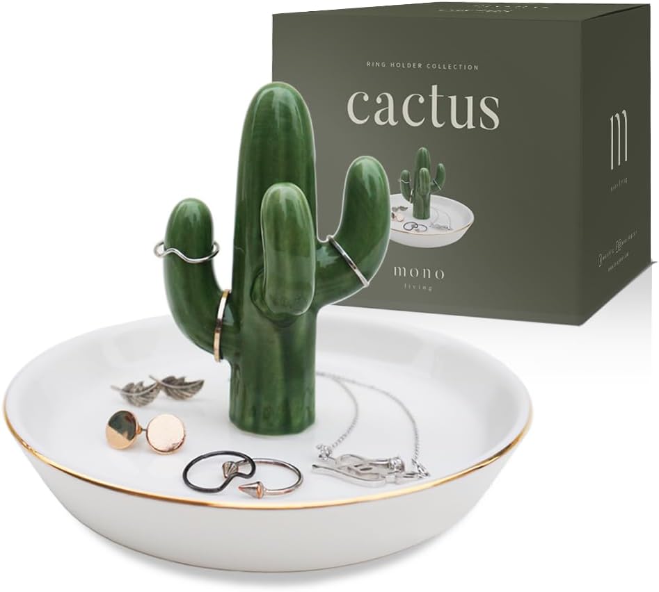 Jewelry Holder and Ring Dish / Cactus