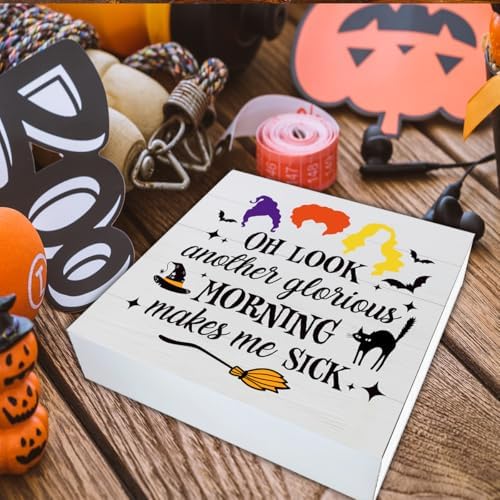 Halloween Decorations Sign Witches Wood Sign