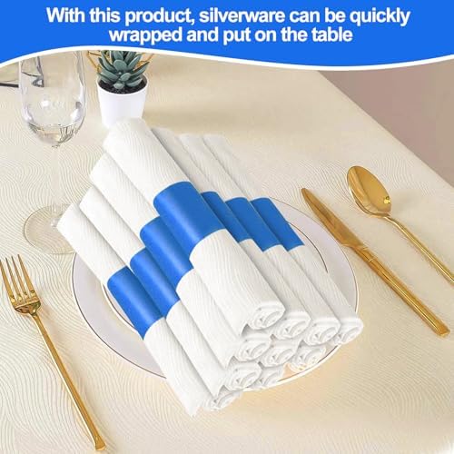 Germiwipe Self-Adhesive Napkin Bands (2,500 Pcs, Blue)