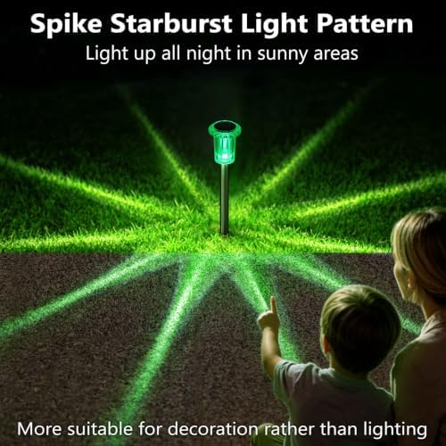 DenicMic Solar Halloween Lights Outdoor Waterproof 10 Pack Halloween Decor