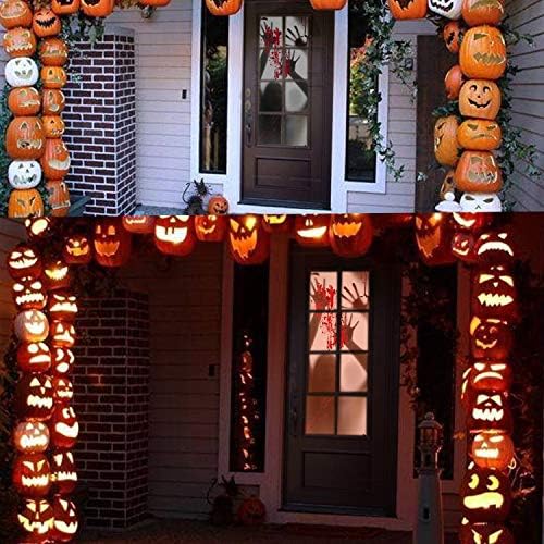2PCS Halloween Haunted House Decoration Window Door Cover