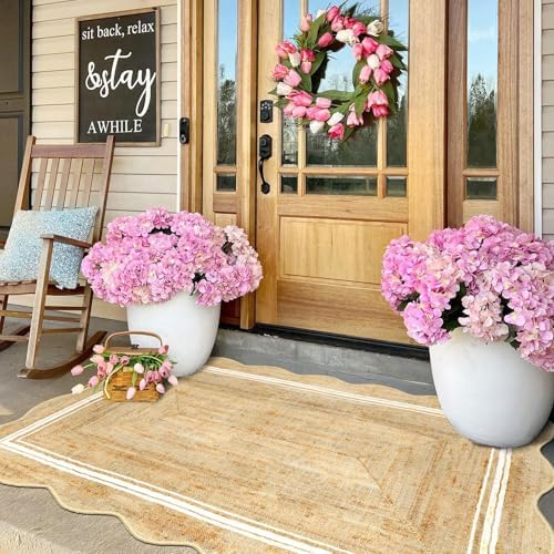 3x5 Entryway Rug - Small Washable Front Door Mat Outside Entrance