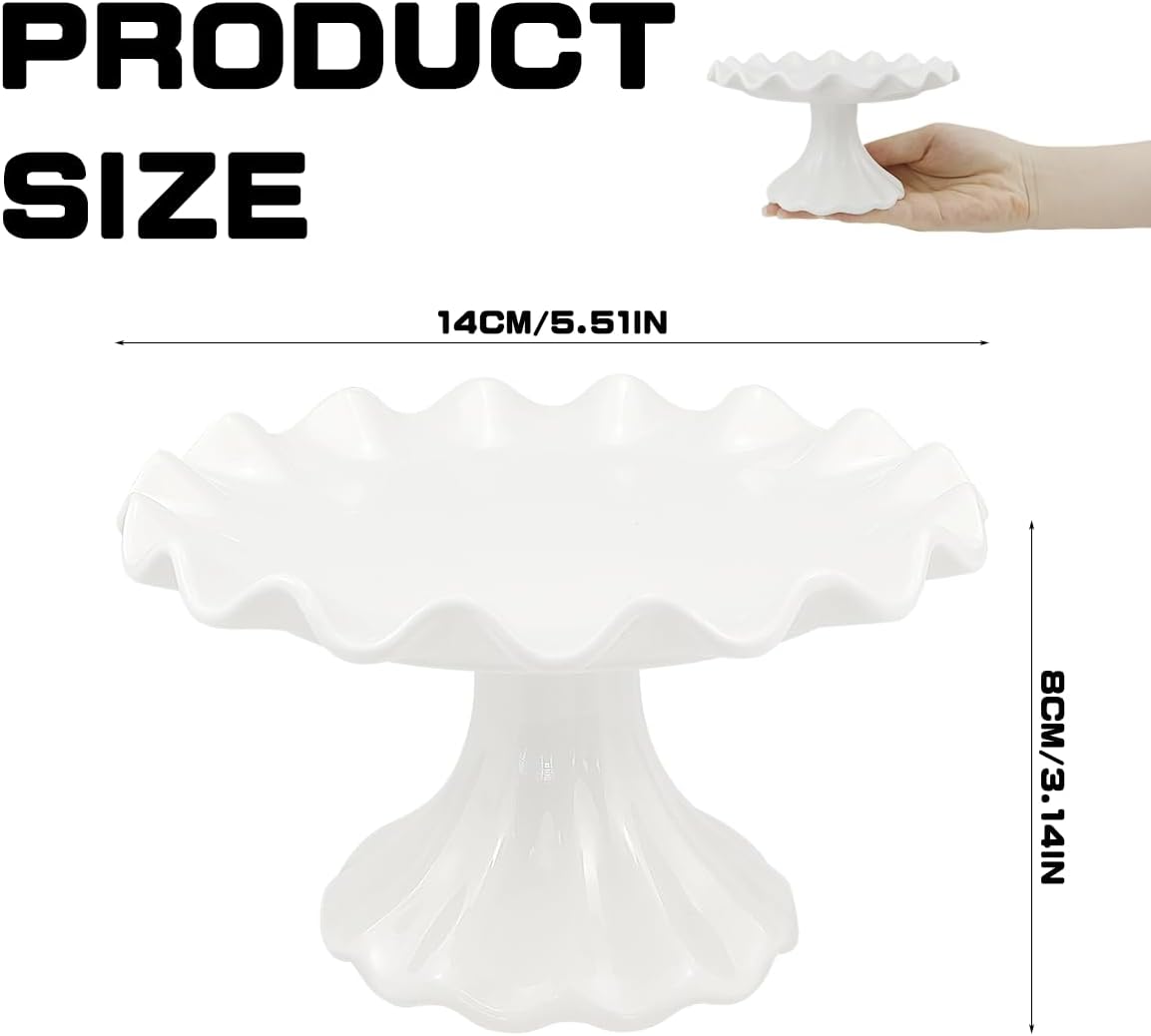 Ceramic Cake Stand / White