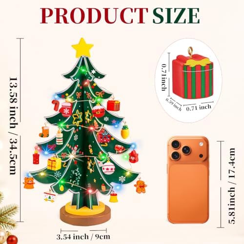 Christmas Tree Advent Calendar 2026 for Kids Adults, 24 Day Countdown Gift