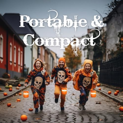 EverBrite 3-Pack Halloween Pumpkin Lantern, Collapsible Jack O Lantern